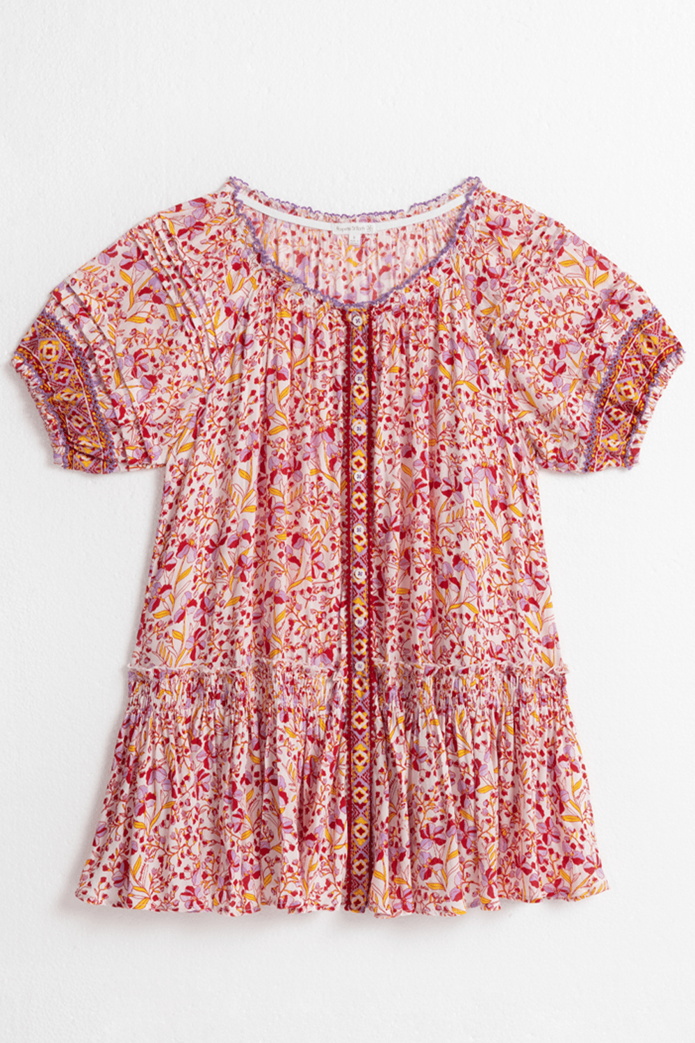 Poupette St Barth - Mini Dress Andrea - Purple Mini Jonquille