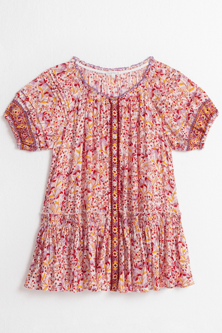 Poupette St Barth - Mini Dress Andrea - Purple Mini Jonquille