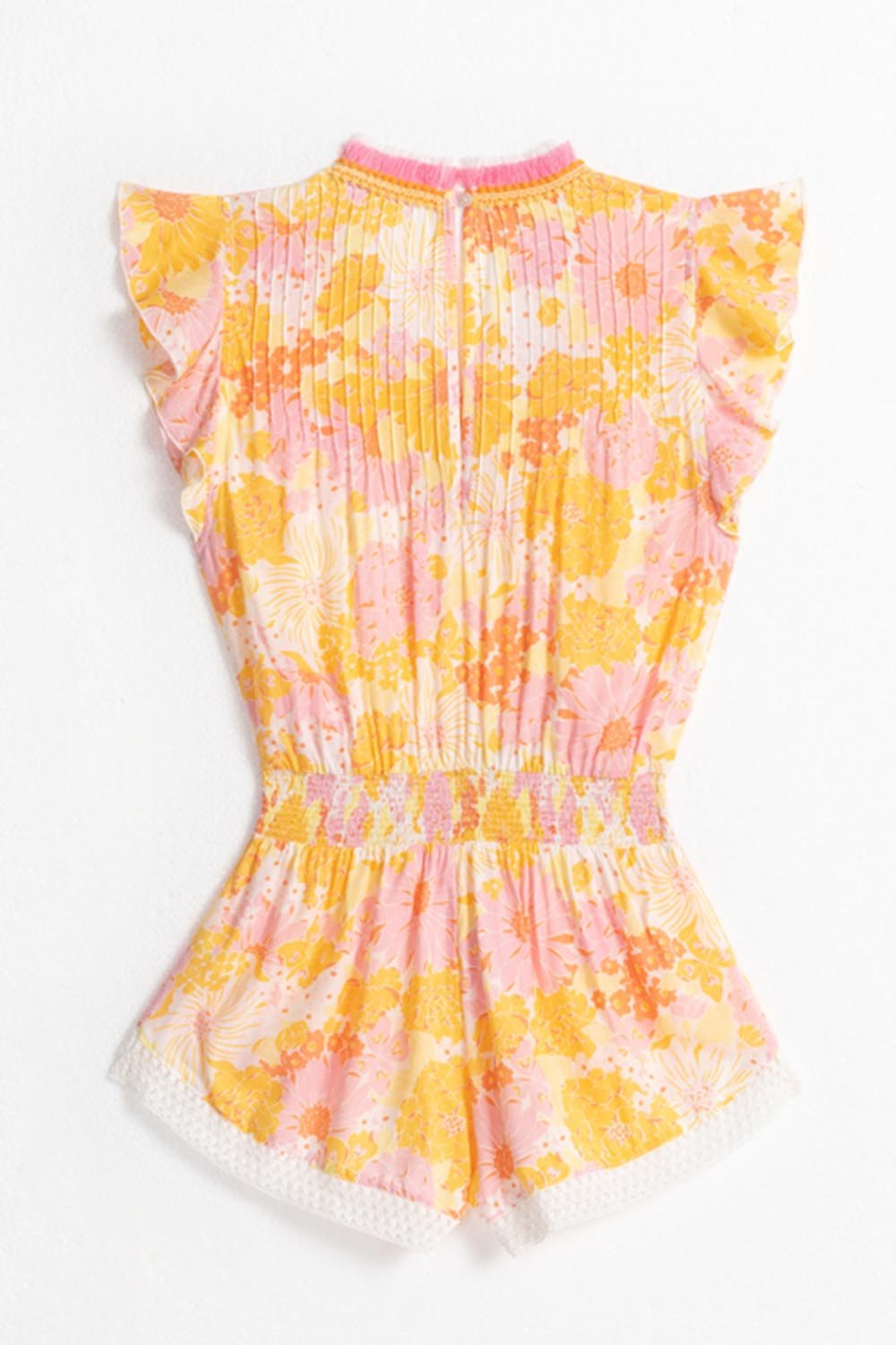 Combinaison Courte Enfant Sasha - Yellow Flower Mix