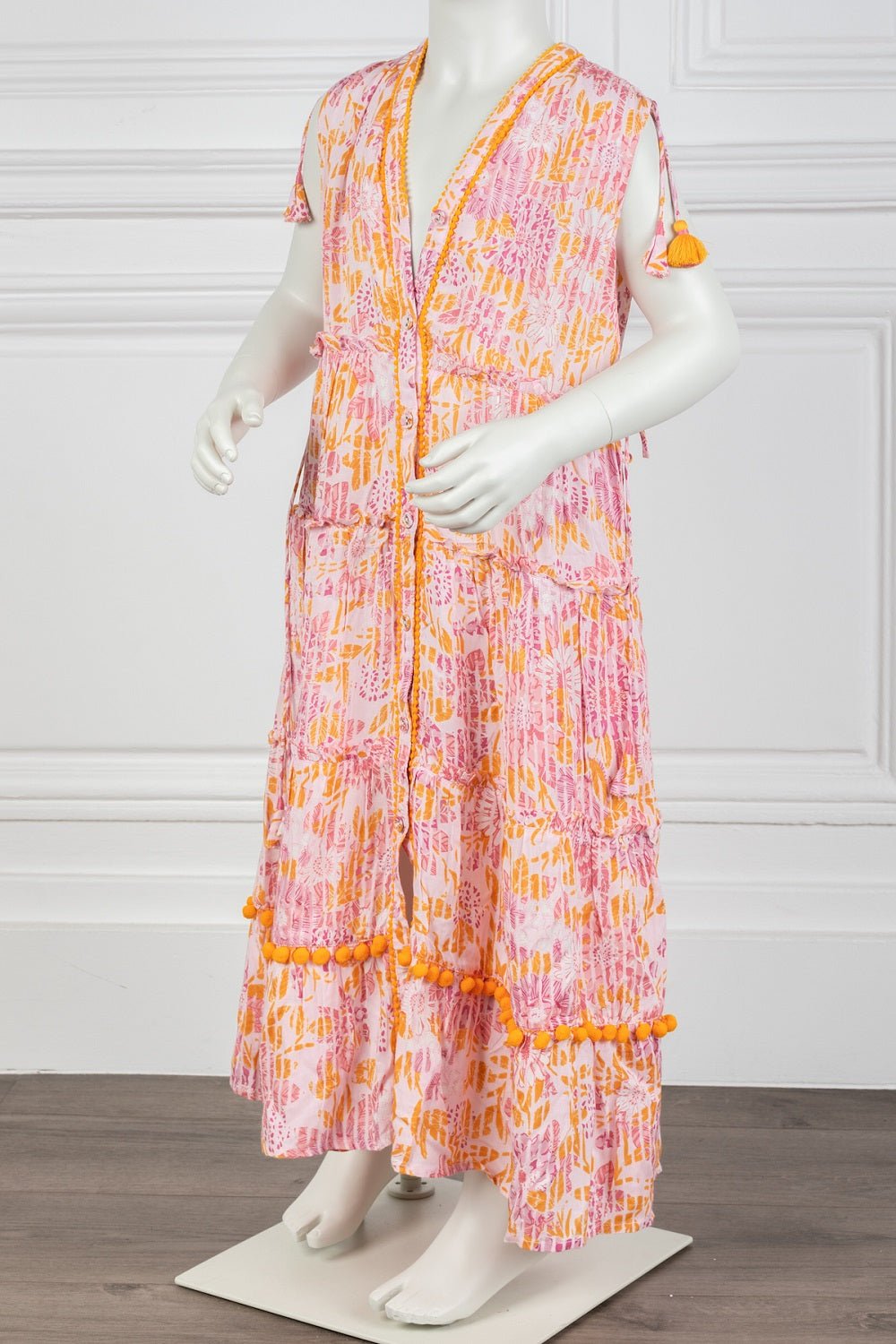 Poupette St Barth Kids Long Dress Ivy