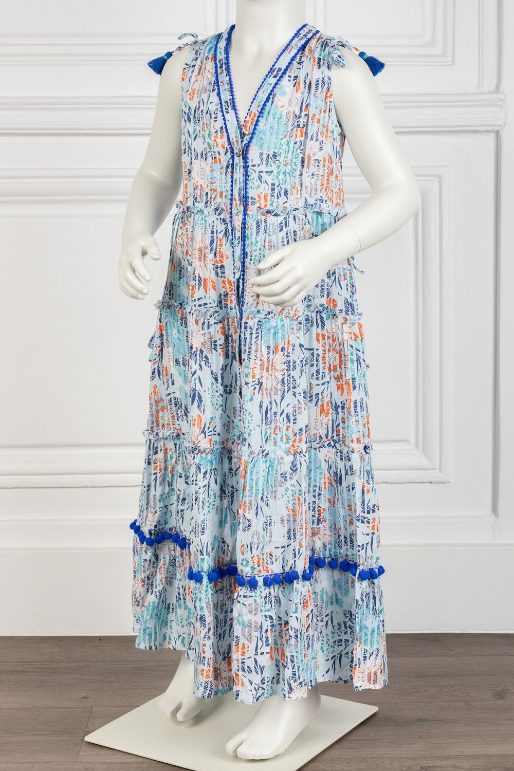 Poupette St Barth Kids Long Dress Ivy