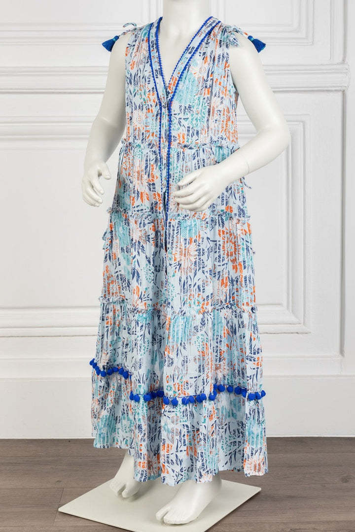 Poupette St Barth Kids Long Dress Ivy