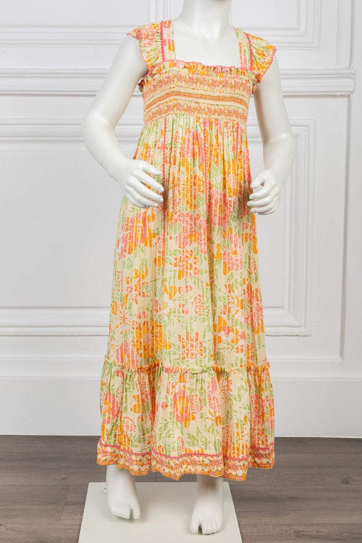 Poupette St Barth Kids Midi Dress Cindy