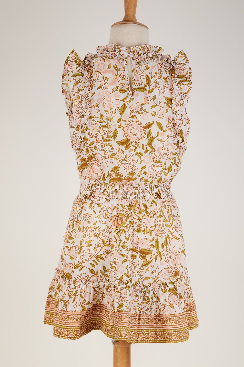 Kids Mini Dress Triny Green Menton