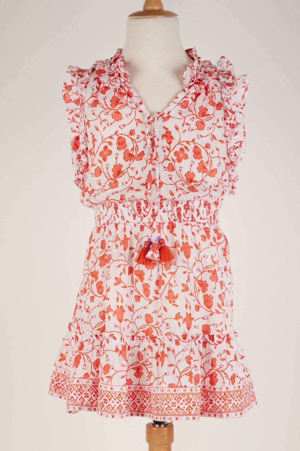 Kids Mini Dress Triny Orange Nice