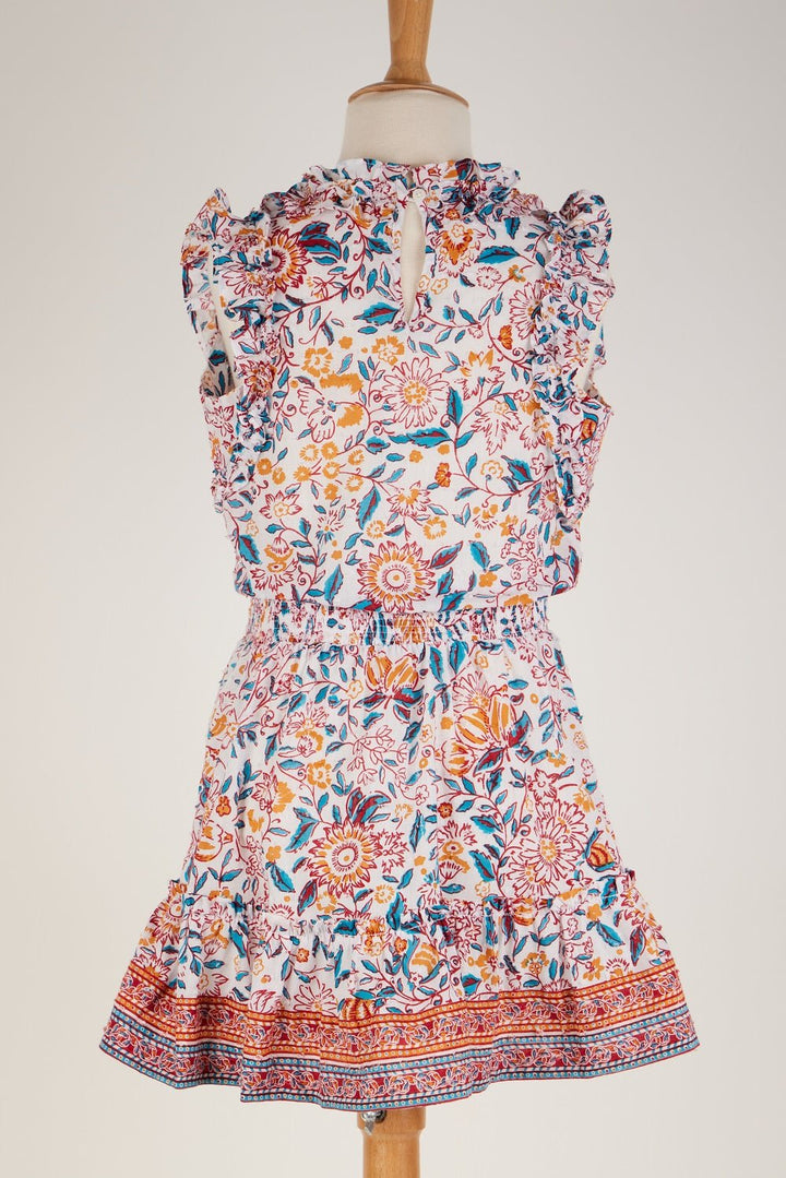 Kids Mini Dress Triny Red Menton