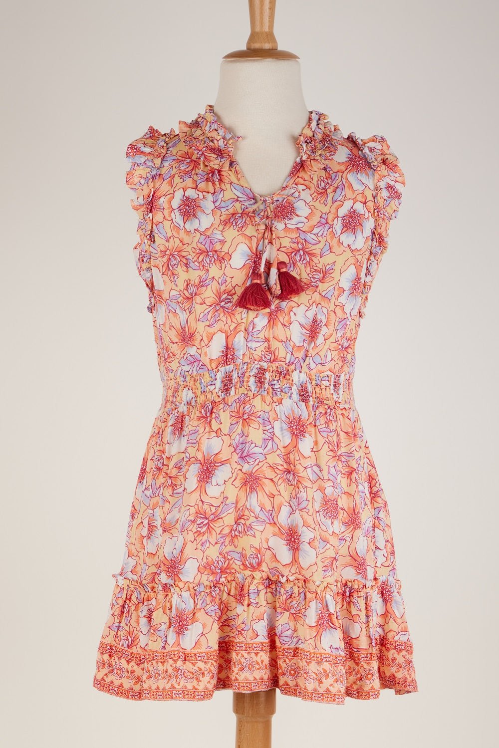 Kids Mini Dress Triny Yellow Dalia