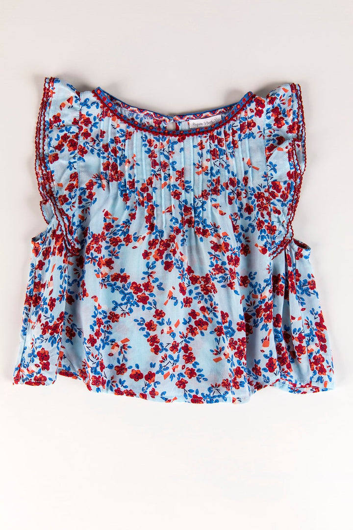 Poupette St Barth Kids Top Blouse Amber