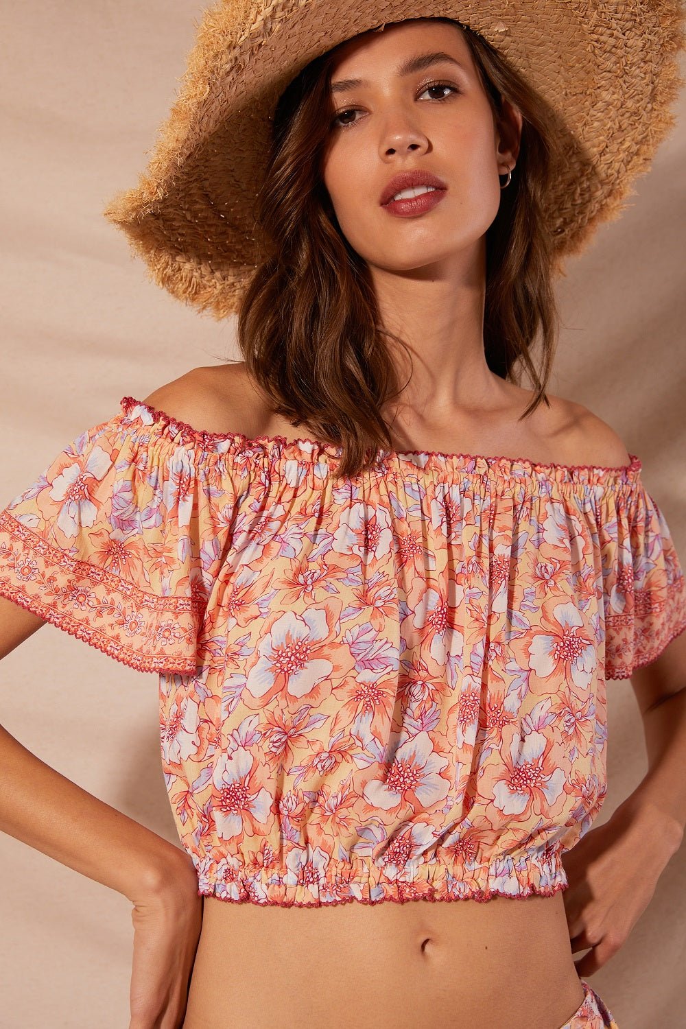 Top Camilla Yellow Dalia